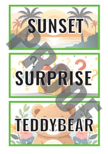 Load image into Gallery viewer, Single Word Board Design - Pick and Mix - (Printable Digital Download) - facepainter signage