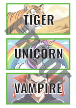 Load image into Gallery viewer, Single Word Board Design - Pick and Mix - (Printable Digital Download) - facepainter signage