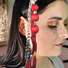 Load image into Gallery viewer, Fantasy Hair -SHORT LENGTH Red Mermaid Bubble Braid ( Fantasy Braids )