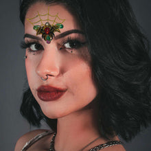 Load image into Gallery viewer, Artful Fantasy Face Jewels - Spooky Sparkle - Spider