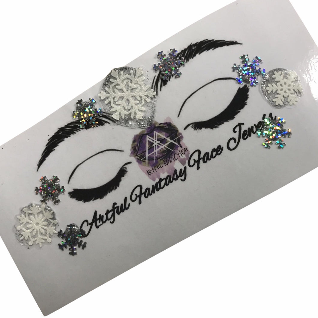 CHRISTMAS BLING - Snowflakes (1)  - Artful Addiction Fantasy Face Art