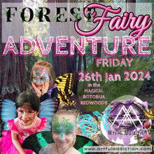 Load image into Gallery viewer, *FOREST FAIRY ADVENTURE* Rotorua Redwoods - 26 JANUARY 2024 - 1-4 PM
