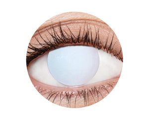 EYE FX YEARLY COSTUME CONTACT LENS - BLIND WHITE