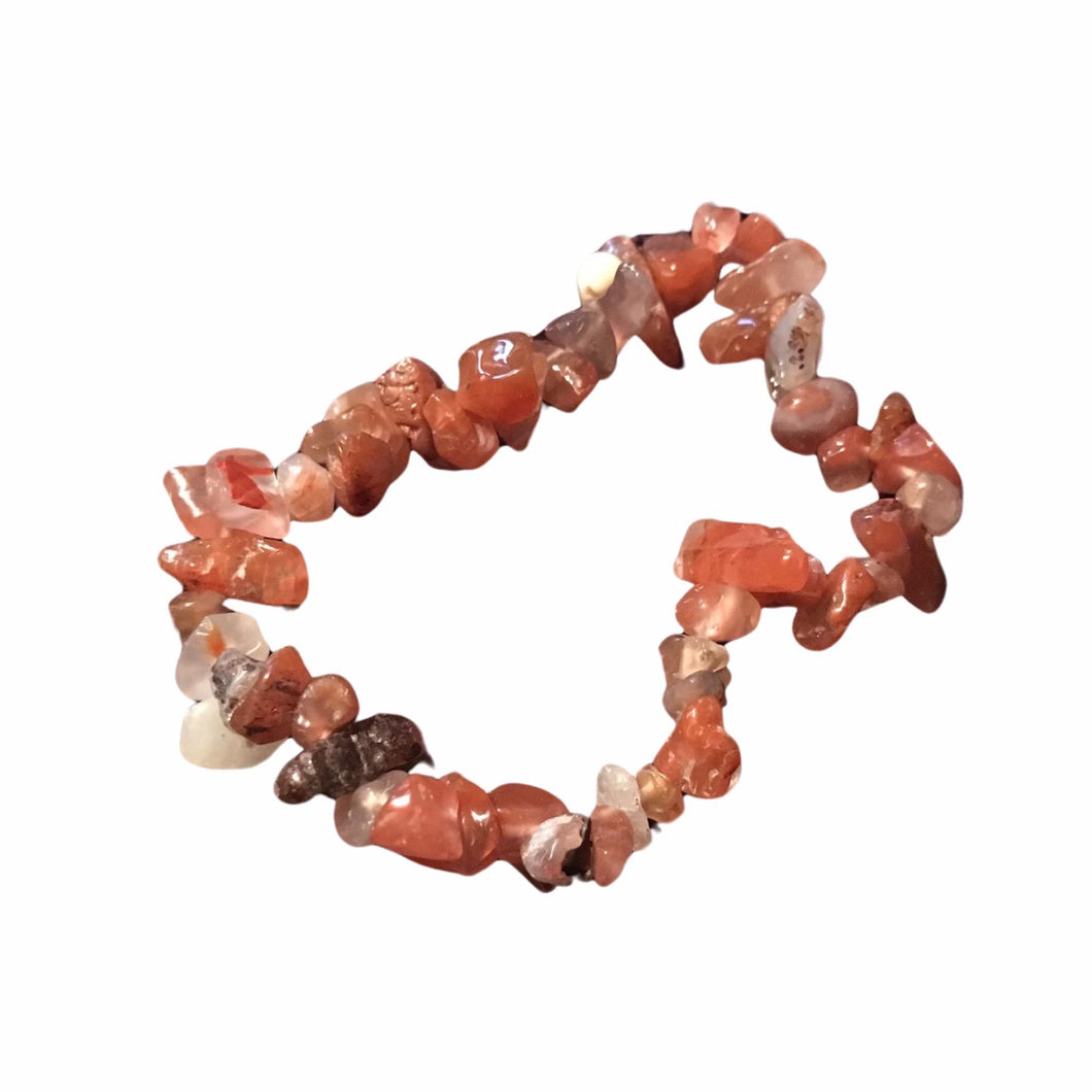 Carnelian Chip Bracelet