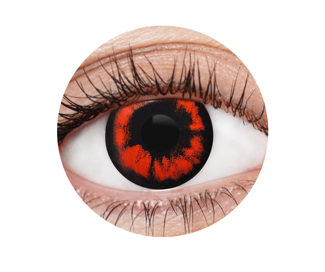 EYE FX YEARLY COSTUME CONTACT LENS - DEMON 2
