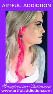 Artful Clip In Fantasy Hair -  Fairy Jewels, Assorted