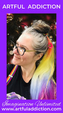 Load image into Gallery viewer, Artful Fantasy Hair - Rainbow Unicorn Mane ( Fantasy Braids )
