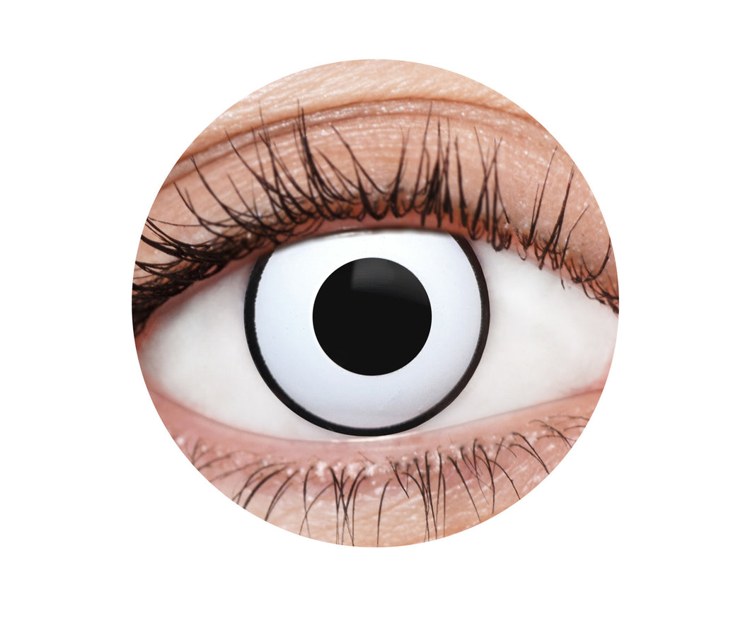 EYE FX YEARLY COSTUME CONTACT LENS - WHITE MANSON 2
