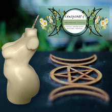Load image into Gallery viewer, CandleCraft Goddess Candle - Sacred Collection ((( Spell Candle)))
