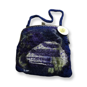 Fine Art Needlefelted Abstract Purse by Karen Hansen