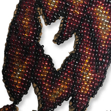 Load image into Gallery viewer, FLAME GAUNTLET - Glass and Lambskin fine art beadwork by  Yvonne Hitchens
