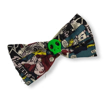 Load image into Gallery viewer, Slow Design Fashion Bow - Artful Addiction (pop art skull 1)
