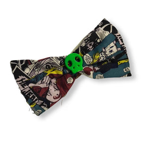 Slow Design Fashion Bow - Artful Addiction (pop art skull 1)