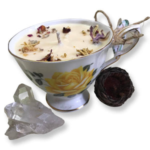 CANDLECRAFT - Artisan Vintage Teacup Candle  (250ML) Desert Knight (Spicy Musk)