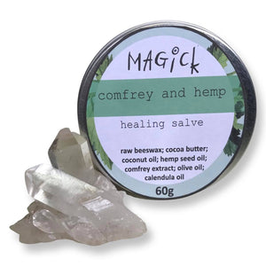 Comfrey and Hemp Magick Healing Salve - 60gm.