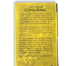 Load image into Gallery viewer, [ MAGICK BOOKSTORE ] CONJURING (Old Hardcover book of Parlor Magic Tricks) J. Elsden Tuffs
