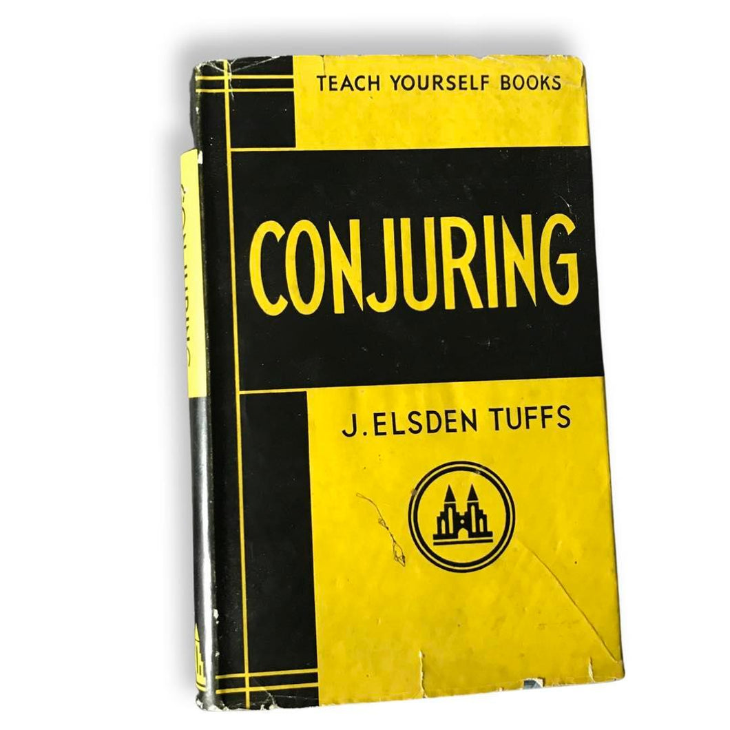 [ MAGICK BOOKSTORE ] CONJURING (Old Hardcover book of Parlor Magic Tricks) J. Elsden Tuffs