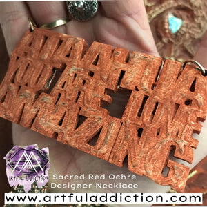 Ataahua Typographic Necklace ( Sacred Collection )