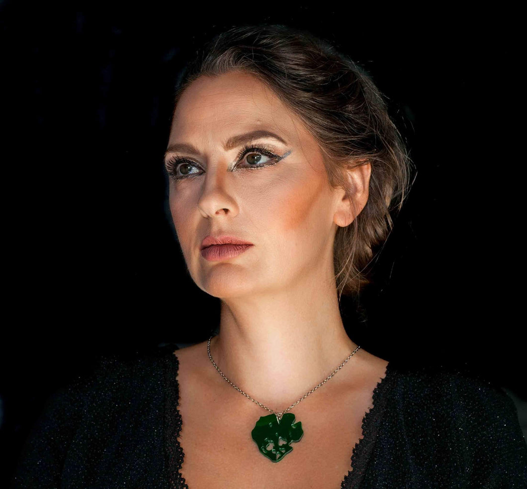 Kawakawa Leaf Necklace - (Karen Hansen Art)