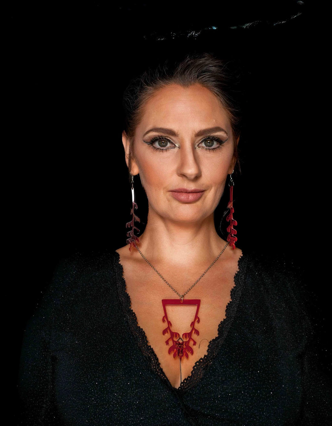 Harakeke Earrings - (Karen Hansen Art)