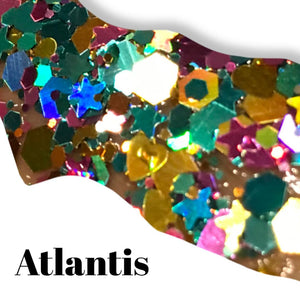 Artful Addiction Chunky Glitter Gel  ATLANTIS 10ml / 12gm
