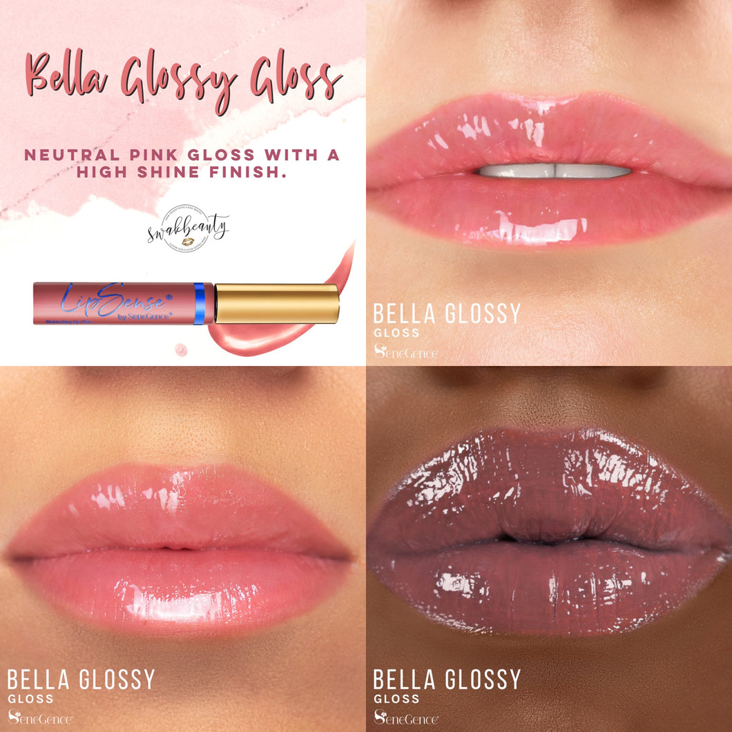 BELLA GLOSSY GLOSS LipSense Moisturizing LipGloss TopCoat 7.4ML by Senegence