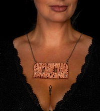 Load image into Gallery viewer, Ataahua Typographic Necklace ( Sacred Collection )
