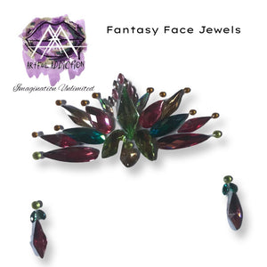 Bejweled - Face Hair and Body Crystals - Stick on Gems by Artful Addiction