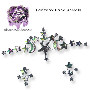 Bejweled - Face Hair and Body Crystals - Stick on Gems by Artful Addiction