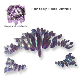 Bejweled - Face Hair and Body Crystals - Stick on Gems by Artful Addiction