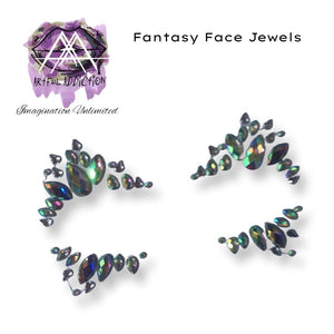 Bejweled - Face Hair and Body Crystals - Stick on Gems by Artful Addiction