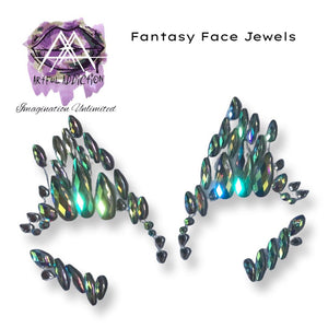 Bejweled - Face Hair and Body Crystals - Stick on Gems by Artful Addiction