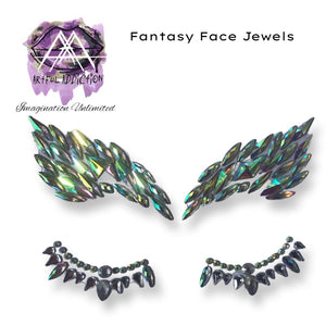 Bejweled - Face Hair and Body Crystals - Stick on Gems by Artful Addiction
