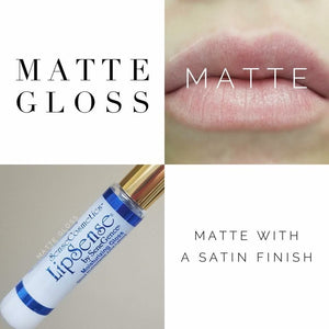 SATIN MATTE GLOSS LipSense Moisturizing LipGloss TopCoat 7.4ML by Senegence