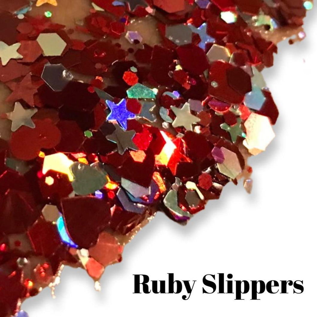 Artful Addiction Chunky Glitter Gel  RUBY SLIPPERS 10ml / 12gm