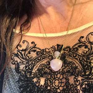 Sacred Rose Collection - Self Love Anointing Amulet (Rose Quartz)