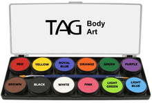 Load image into Gallery viewer, TAG  12 Colour FACE PAINTING STARTER PALETTE (12x10gm)
