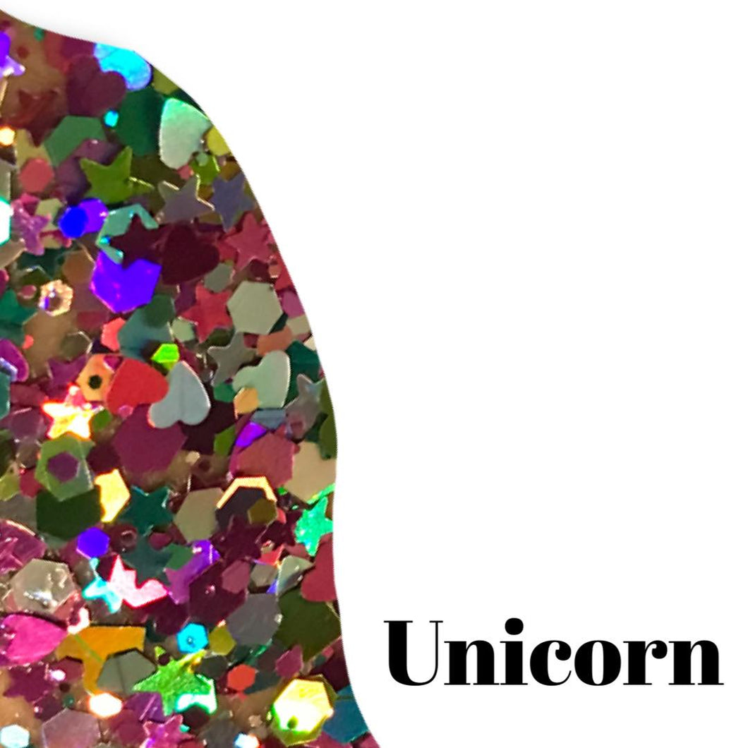 Artful Addiction Chunky Glitter Gel  UNICORN 10ml / 12gm
