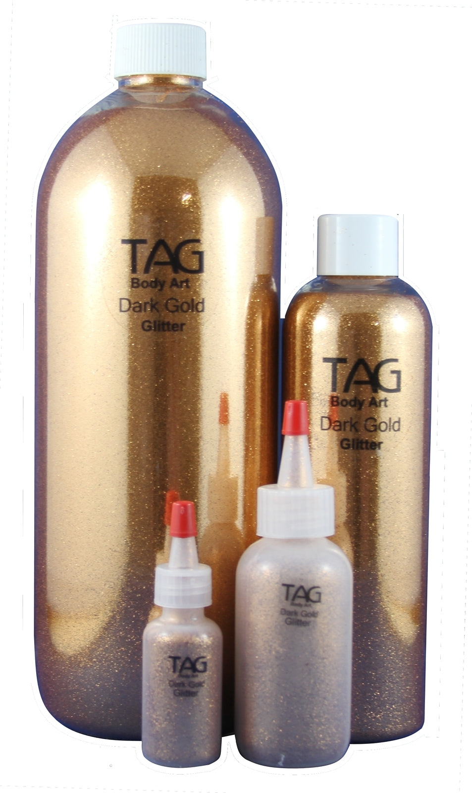 TAG Cosmetic Glitter  HOLOGRAPHIC DARK GOLD 15ml / 12gm