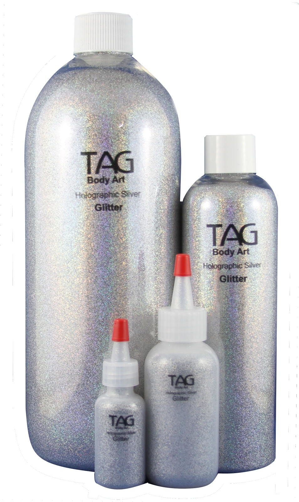 TAG Cosmetic Glitter  HOLOGRAPHIC SILVER 30gm