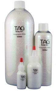 TAG Cosmetic Glitter  HOLOGRAPHIC WHITE 15ml / 12gm
